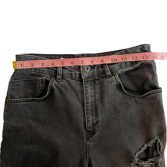 The Ragged Priest Black Heavily Distressed Black Jeans - Picture 7 of 9